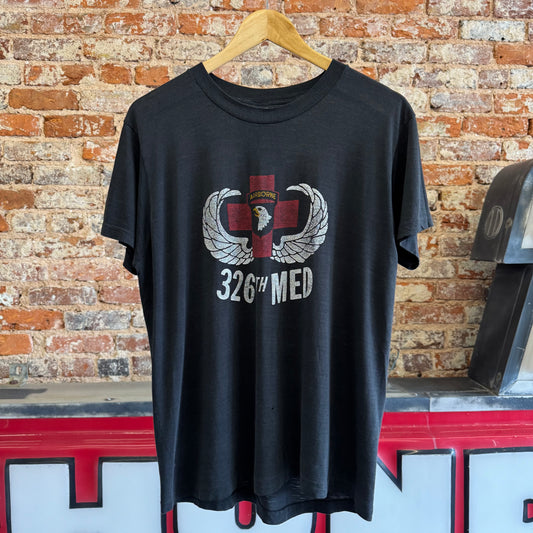 1980s Military “326 Med” Airborne T-Shirt Size L