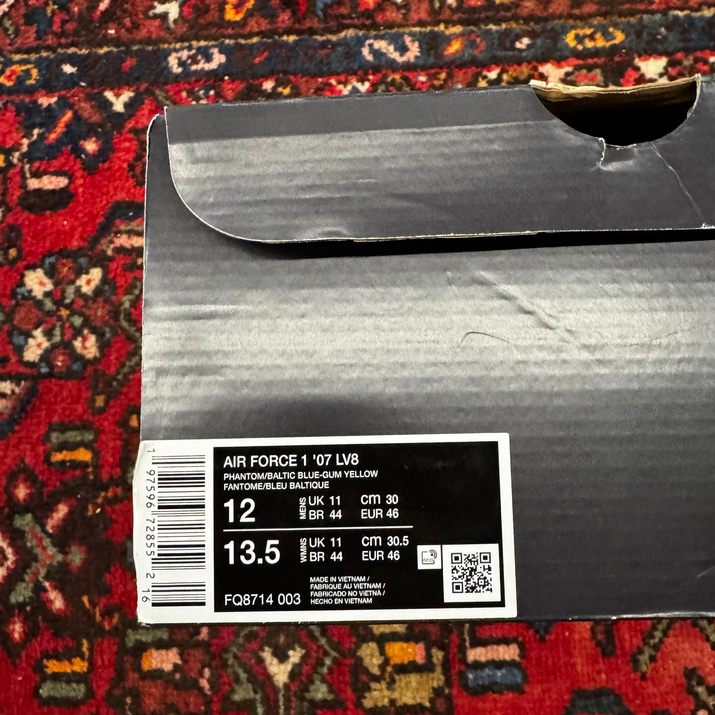 Nike Air Force 1 Low '07 LV8
Phantom Baltic Blue Size 12