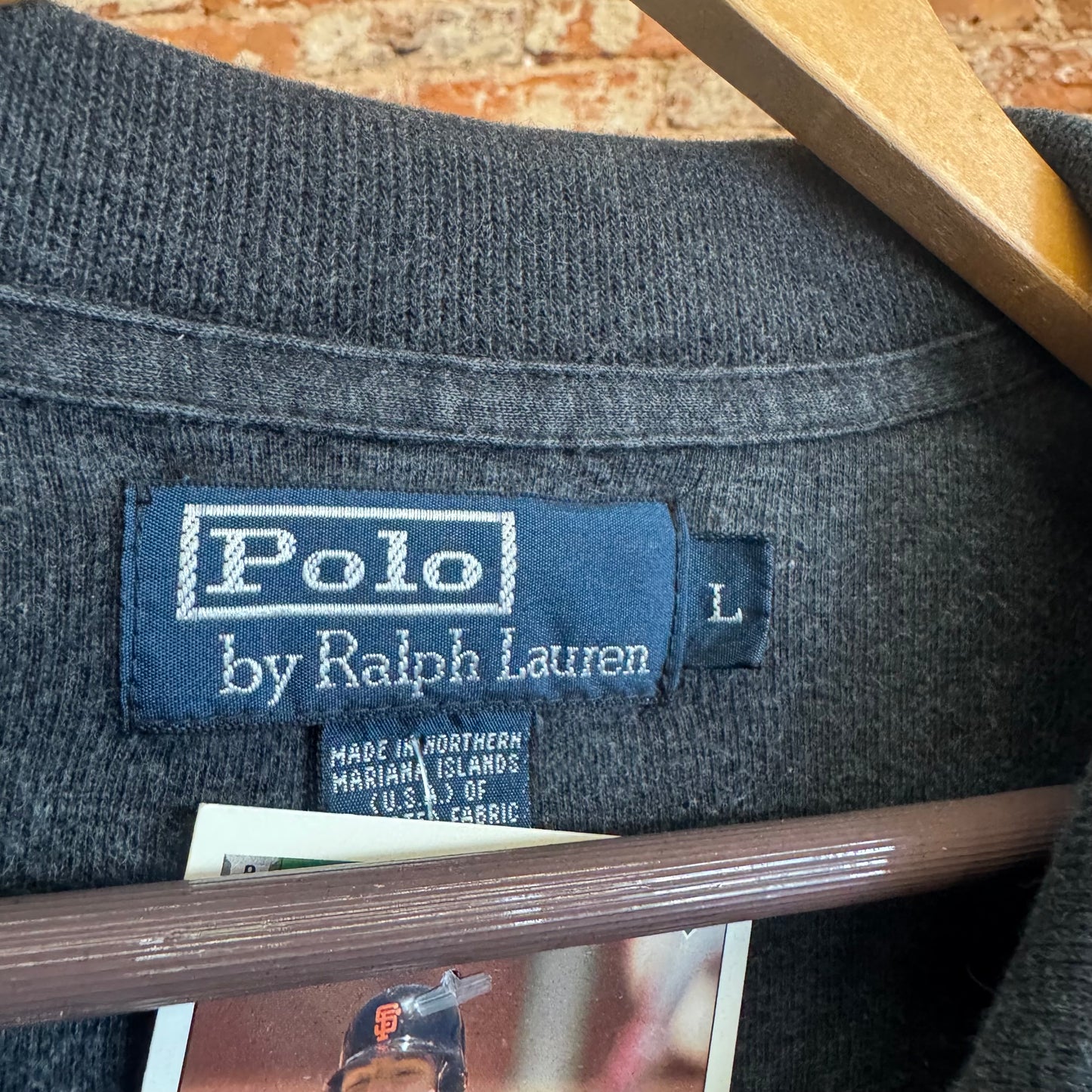 Polo Full Zip Sweater L
