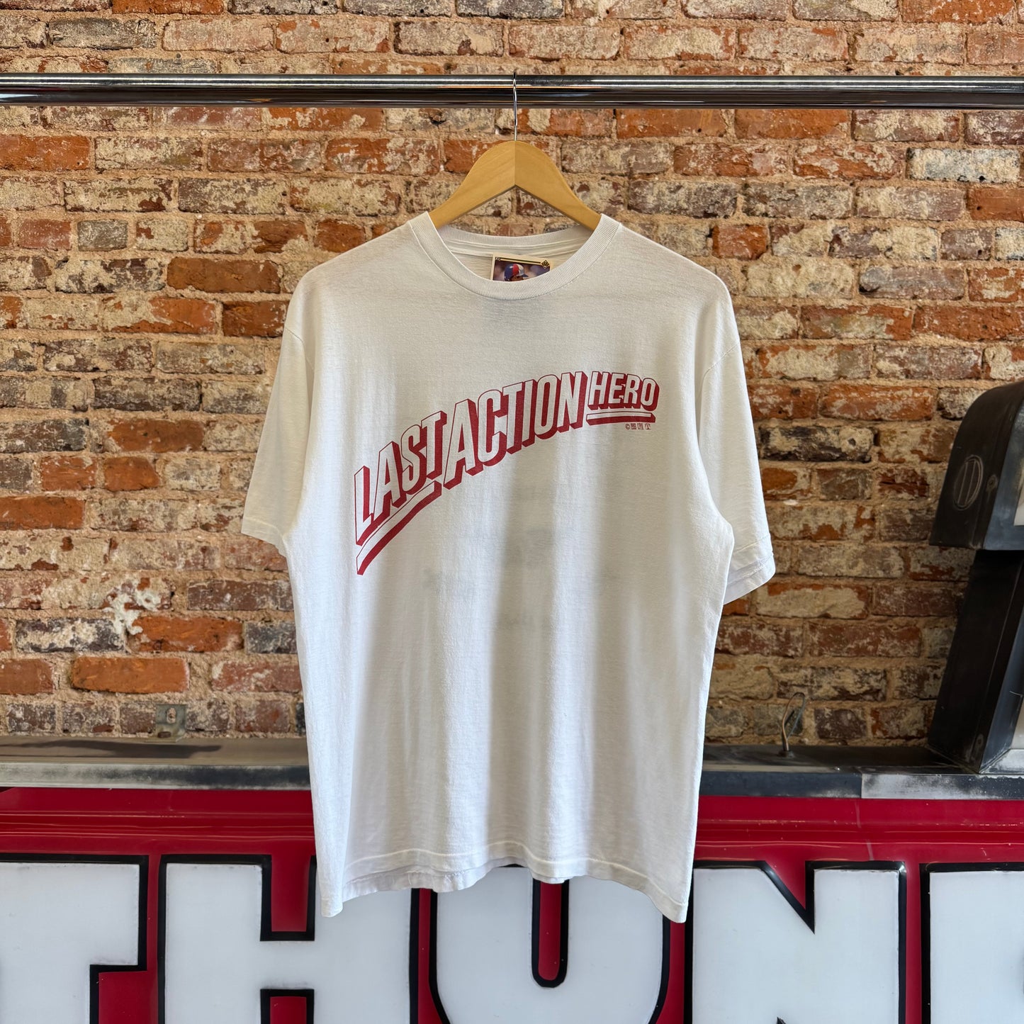 1993 Last Action Hero Movie Promo T-Shirt L