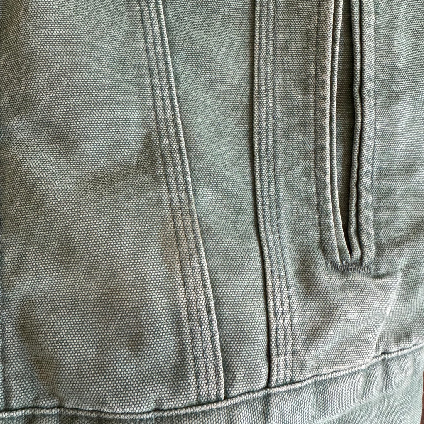 90s Carhartt JB0694 Aspen Green Denim Trucker Jacket L