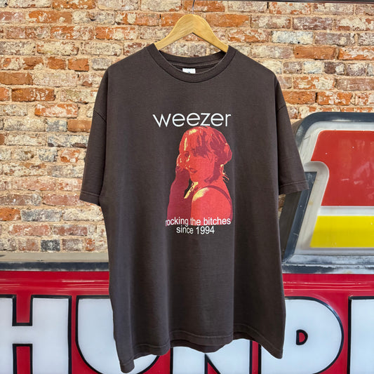 Y2K Weezer “Rocking the Bi*#hes Since 94” T-Shirt XL