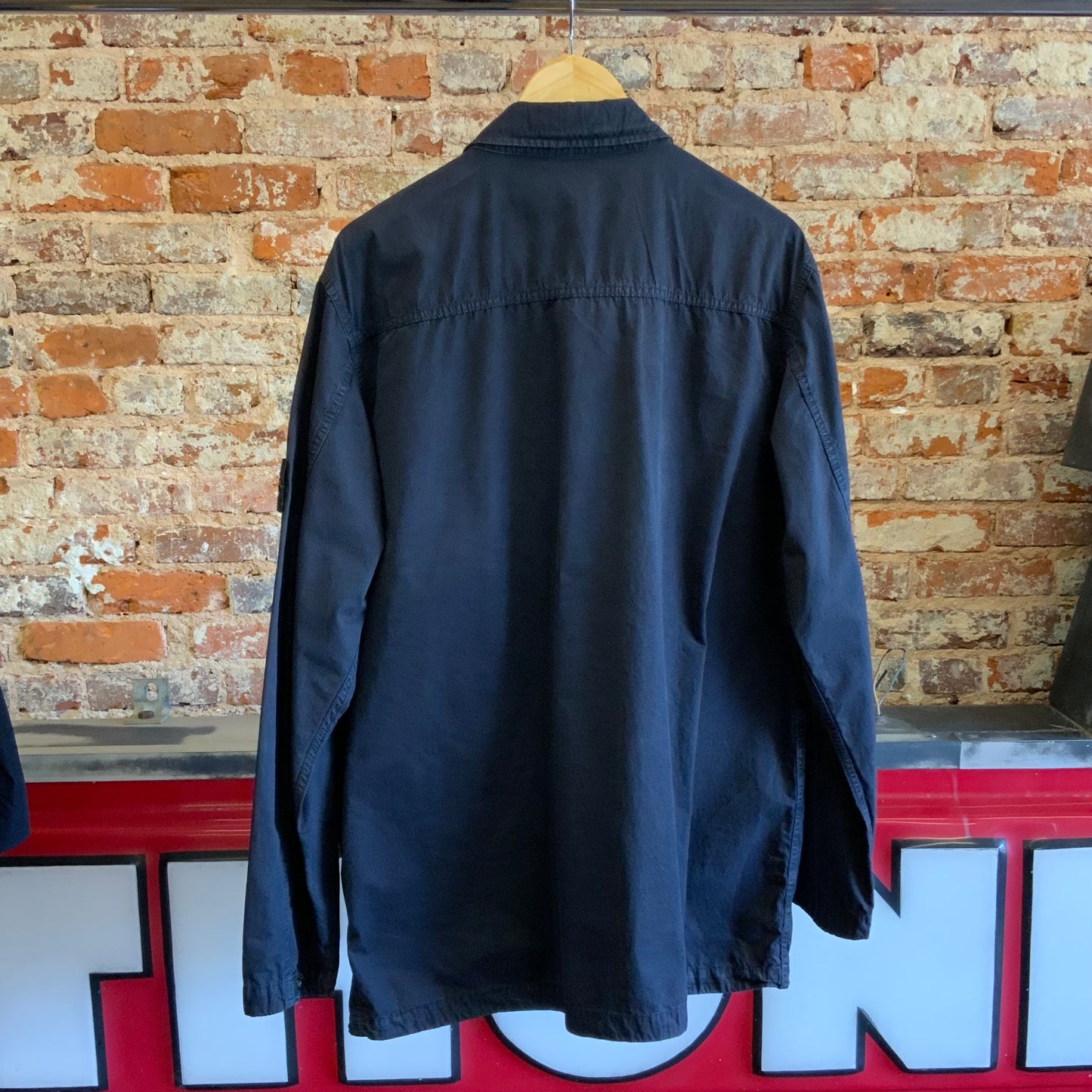 Stone Island Navy Tela Jacket Sz XXL