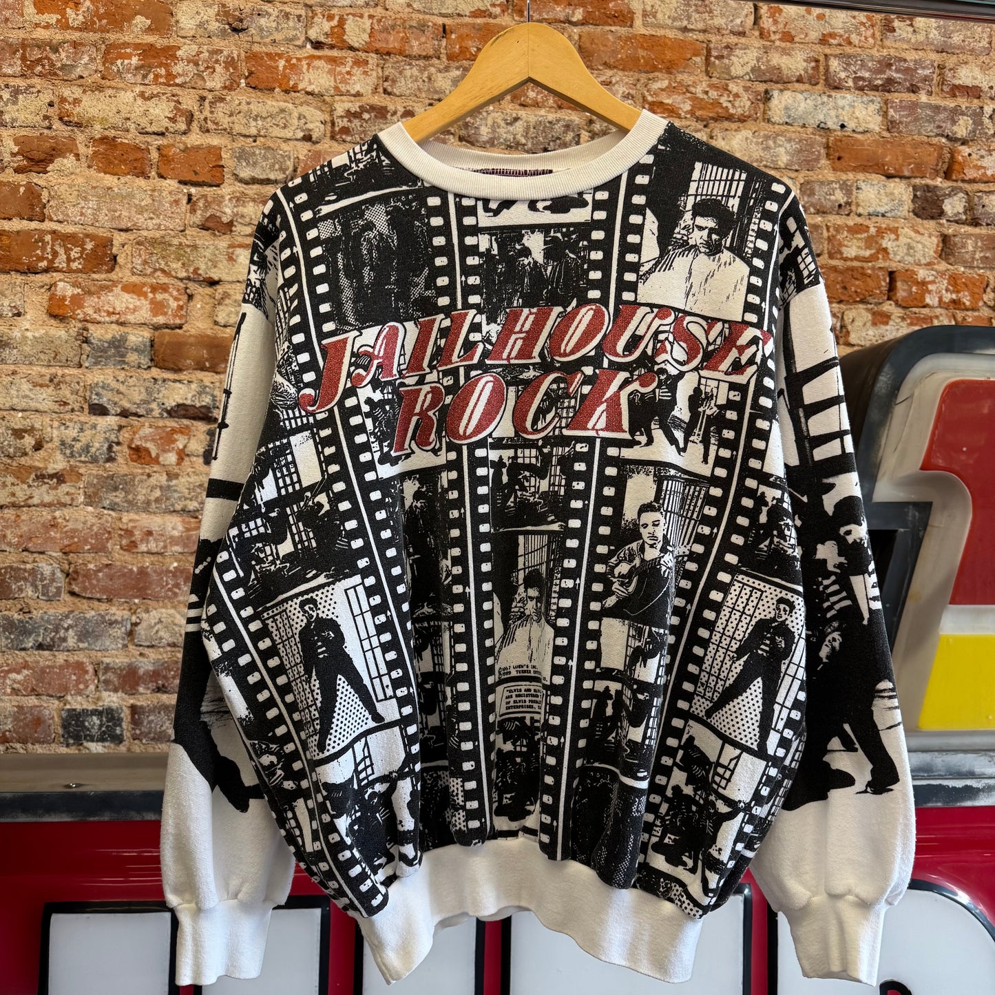 1980s Liberty Flyer Elvis Presley “Jail House Rock” Crewneck XL