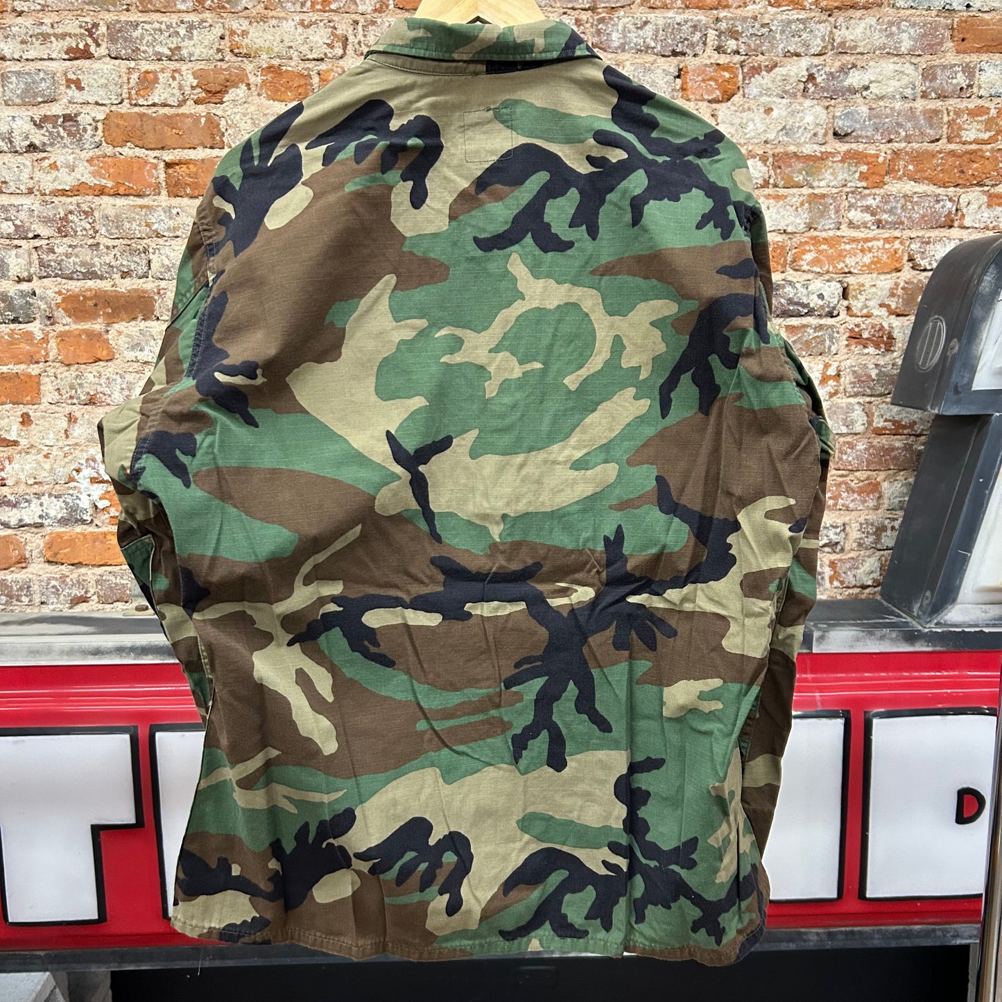 90s US Military Woodland Camo BDU Size Large Regular