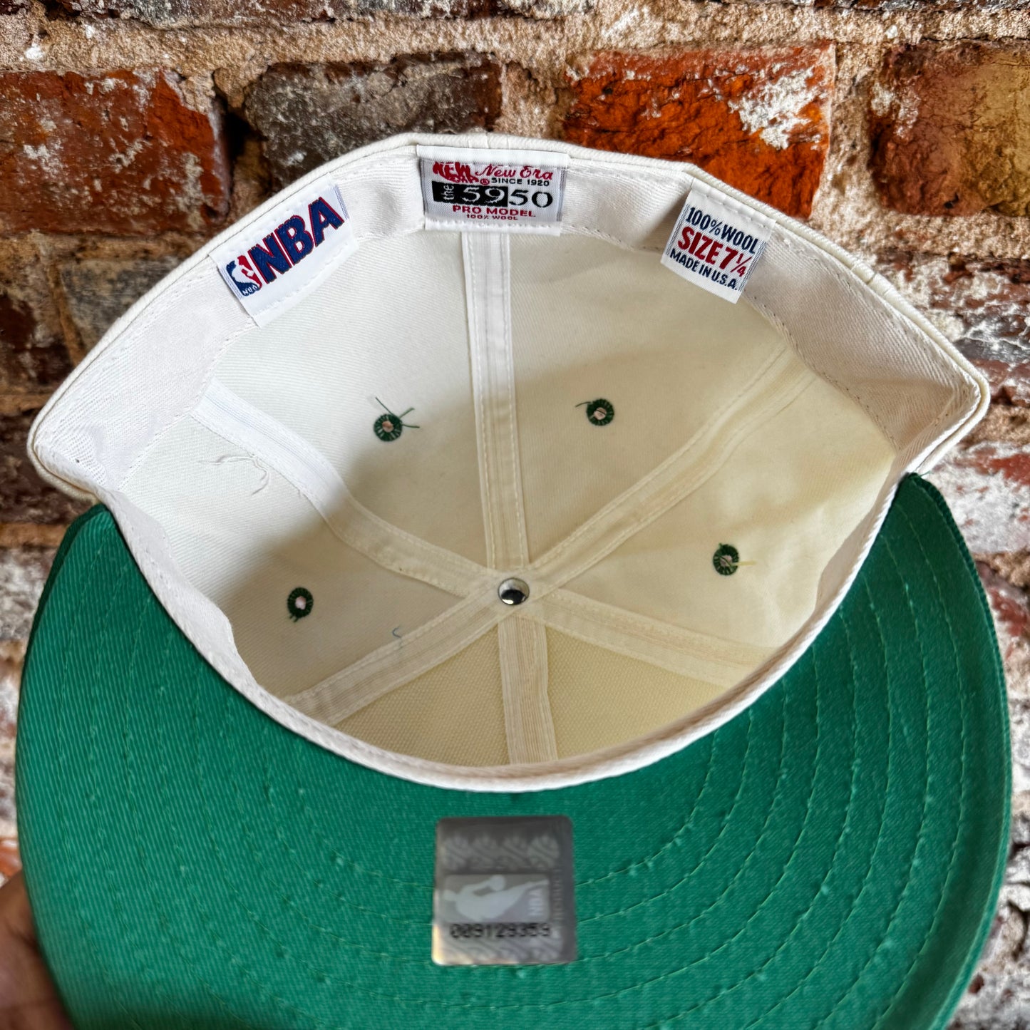 90’s Boston Celtics New Era Fitted Hat 7 1/4