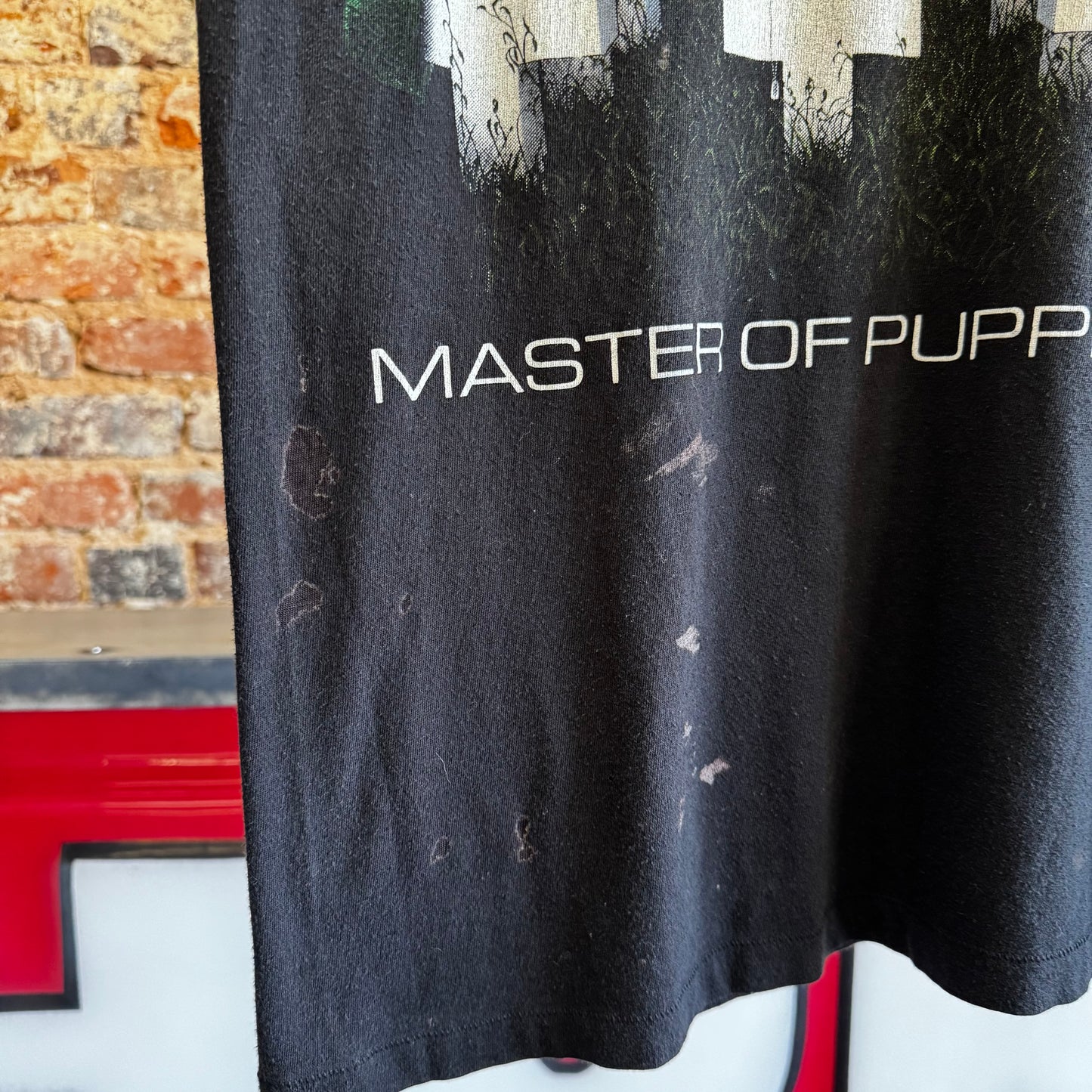 Vintage 1980s Metallica “Master of Puppets” Damage, Inc. Tour T Shirt L