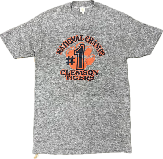 1981 Clemson National Champs Tee Sz S