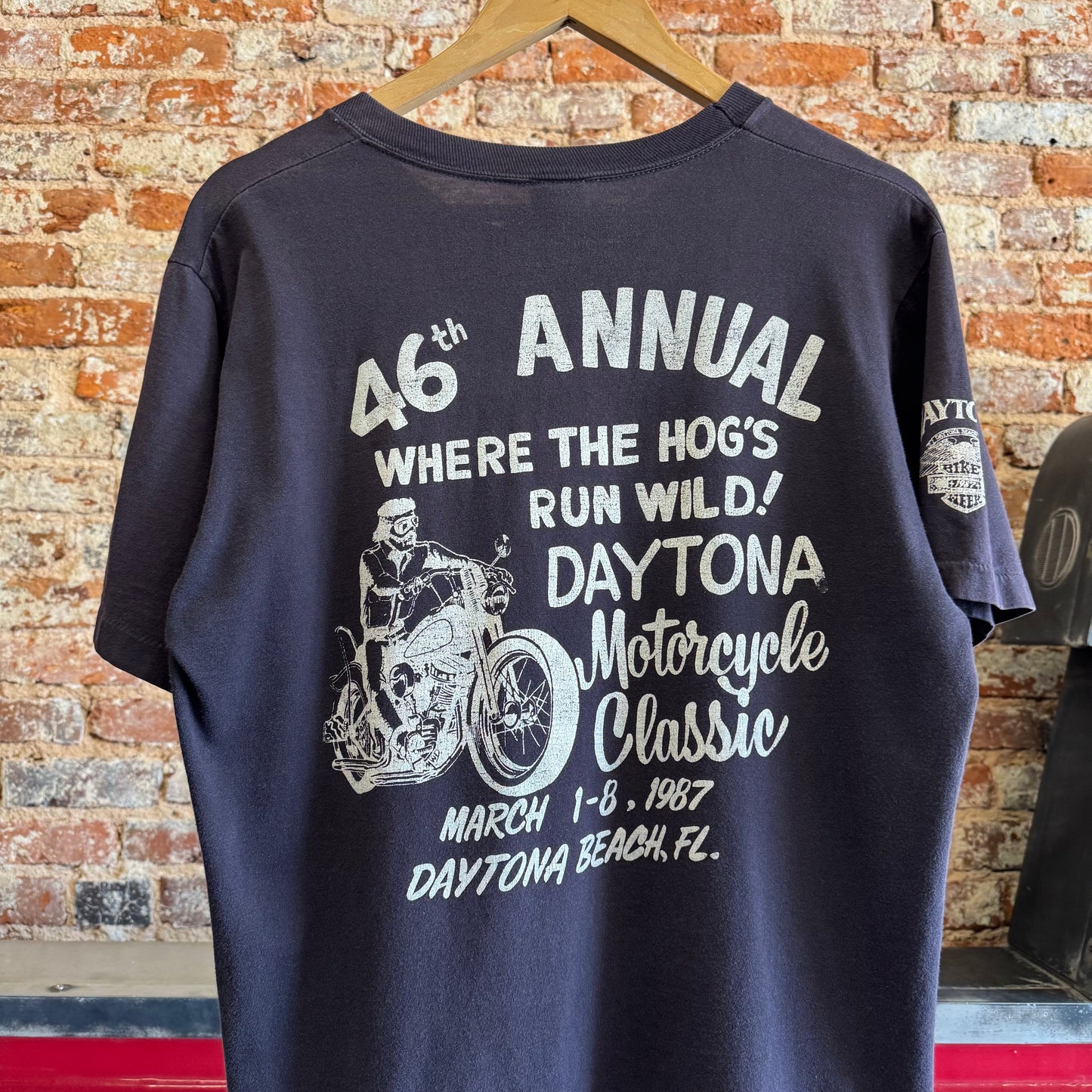 1987 Daytona Motorcycle Classic T-Shirt L