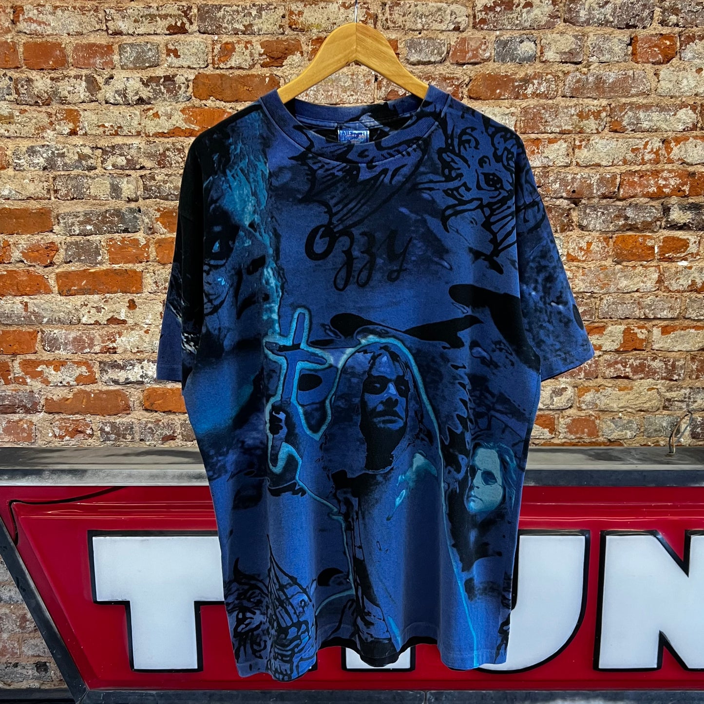 90’s Ozzy Osborne AOP T-Shirt Size XL
