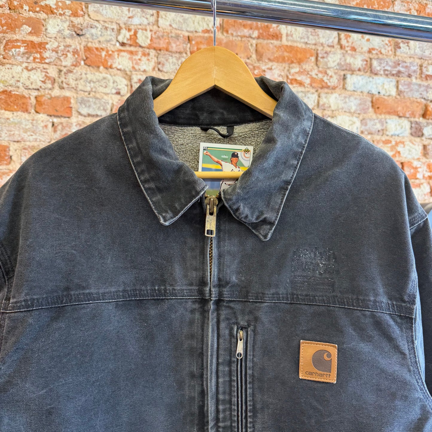 Early 2000’s Carhartt C61 BLK Sherpa Lined Chore Coat XL