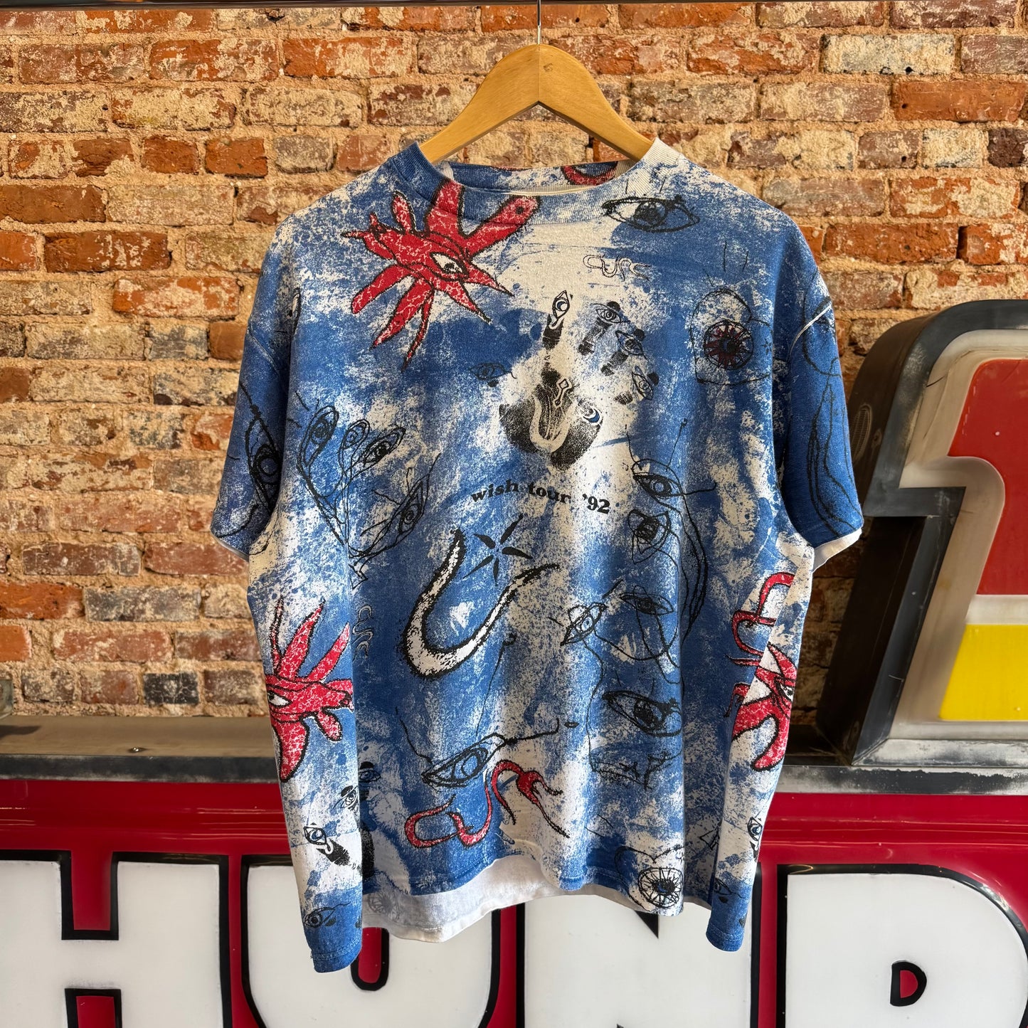 1992 Cure “Wish Tour” AOP T-Shirt XL