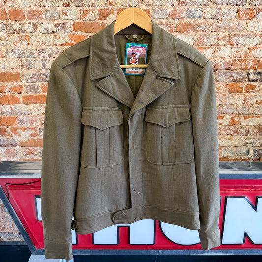 1940s Wool Military Ike Jacket