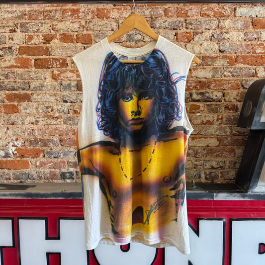 1980s Jim Morrison Portrait Cut Off Tank M