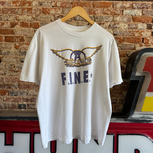 1989 Aerosmith “F.I.N.E” T-Shirt XL