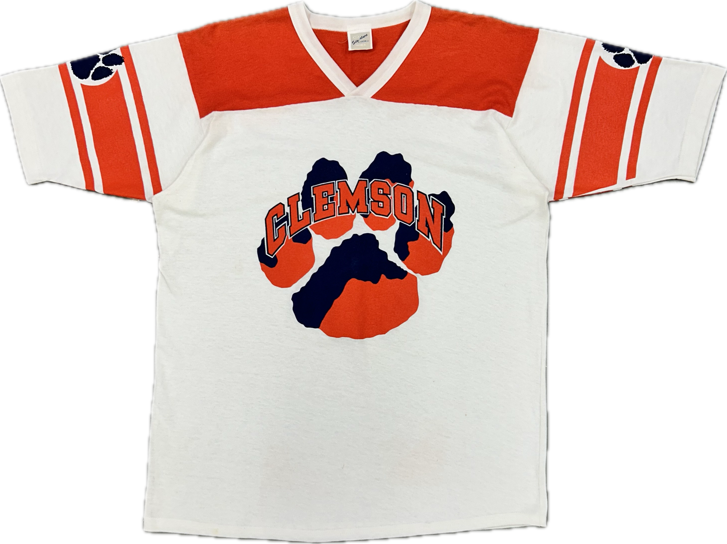 80’s Clemson Jersey Style Tee Sz L