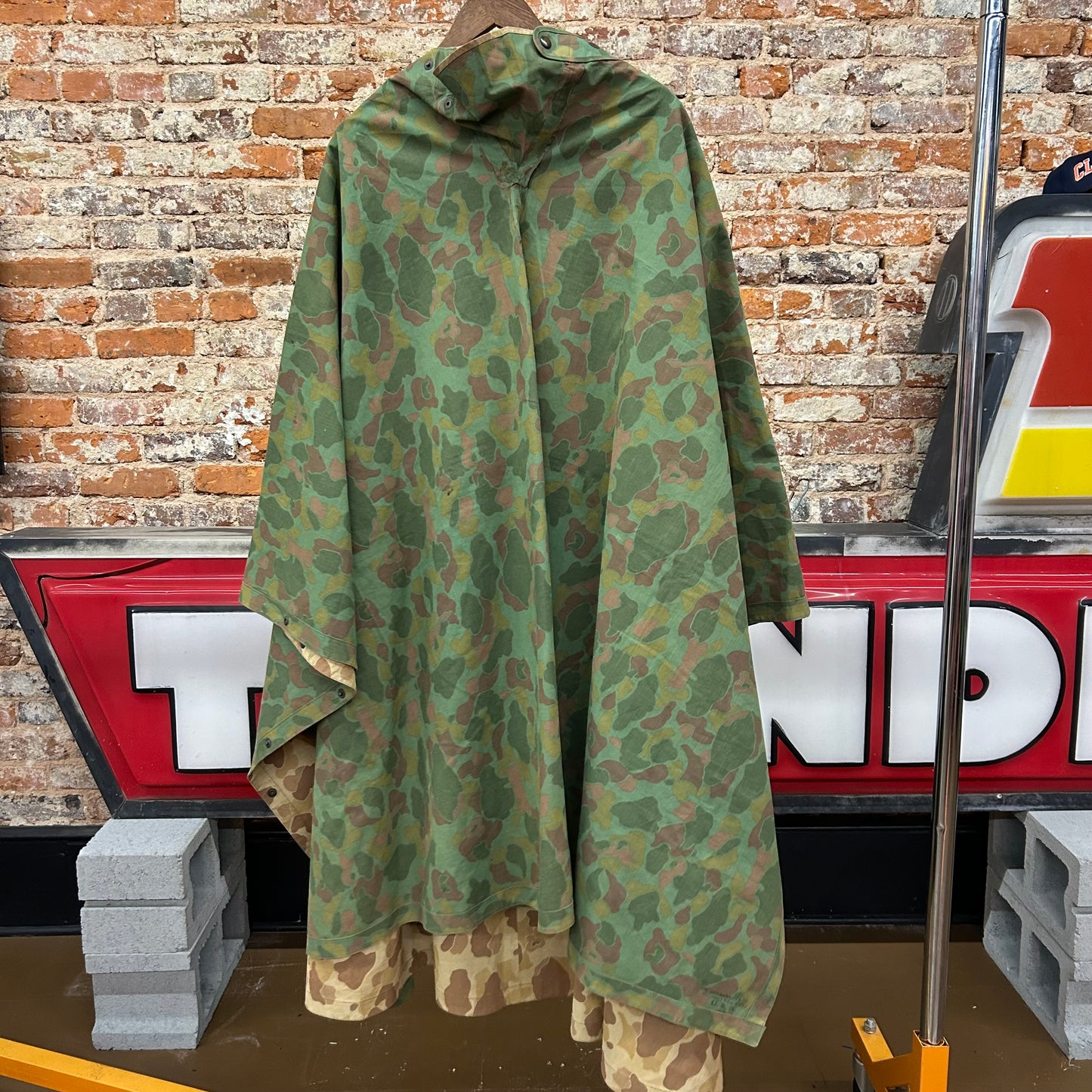 1940s US Marine Corps Frogskin Poncho