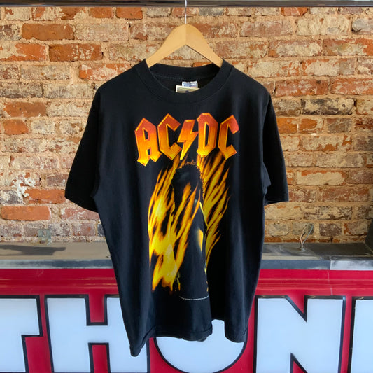 Vintage 2001 ACDC Bonfire T Shirt Sz L