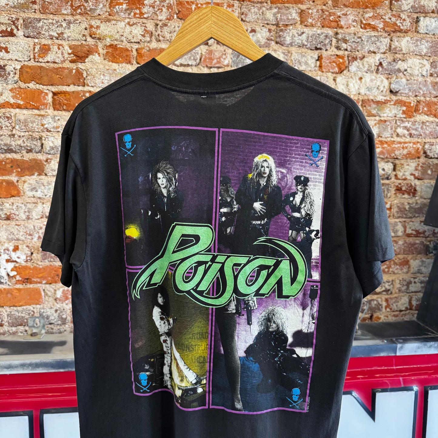 1988 Poison "Open Up and Say...Ahh!" Album Cover T-Shirt