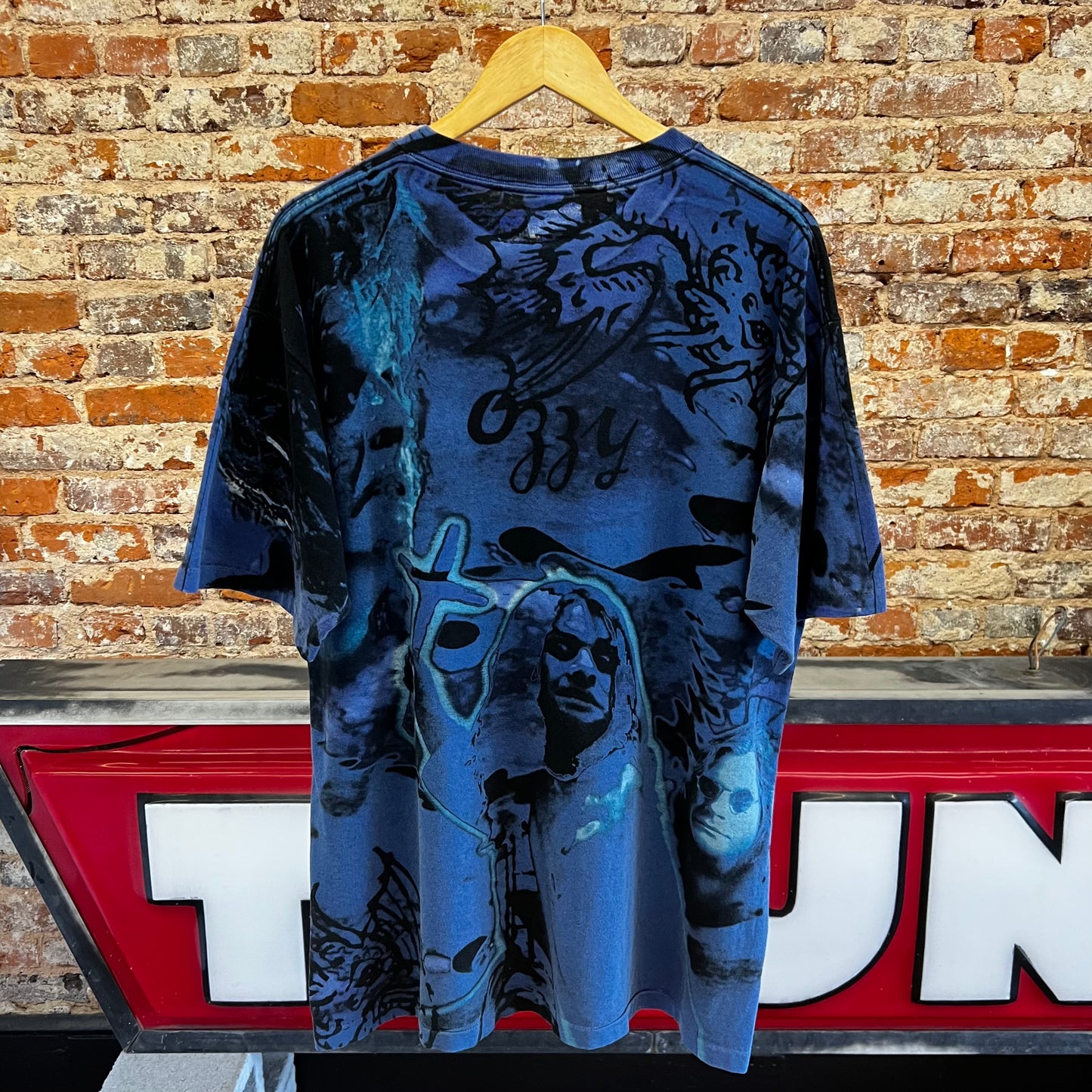 90’s Ozzy Osborne AOP T-Shirt Size XL
