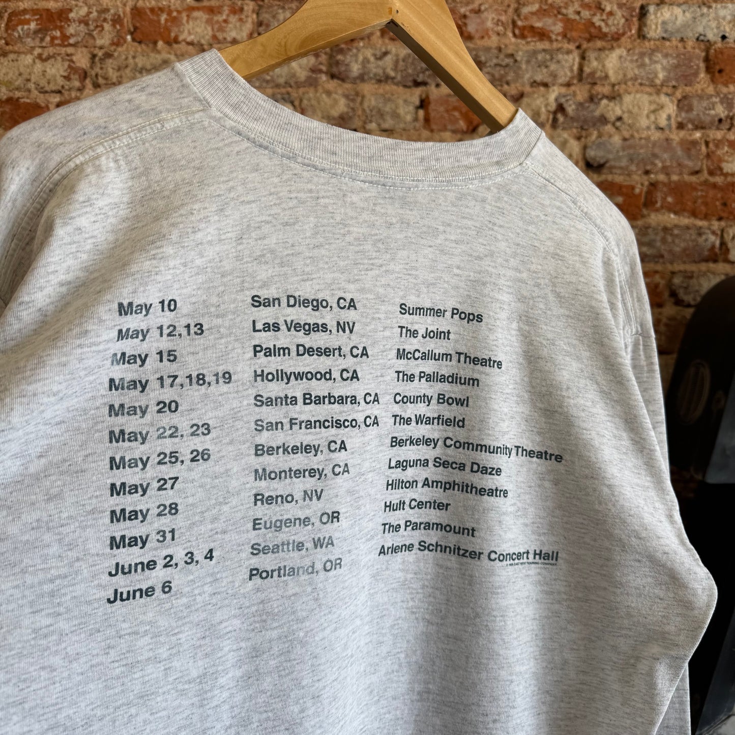 1995 Bob Dylan “Fall Classic” Tour Long Sleeve XL
