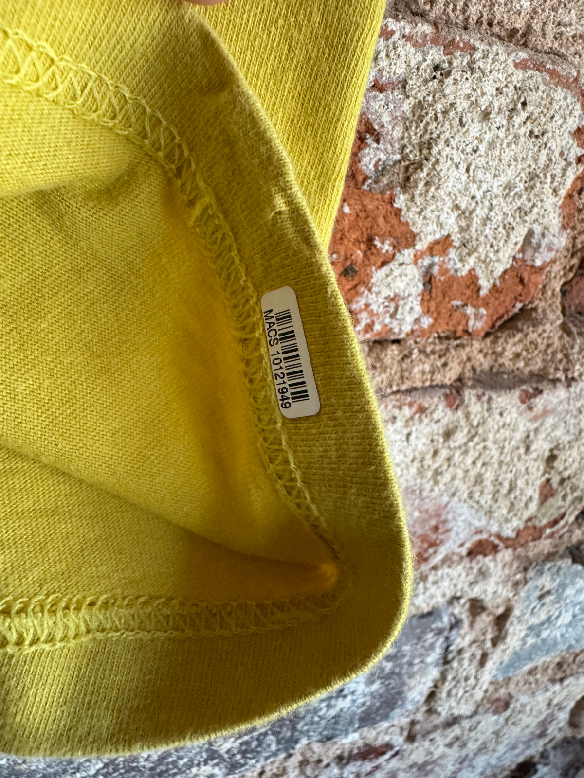 SS19 Supreme Reaper T-Shirt Acid Yellow M