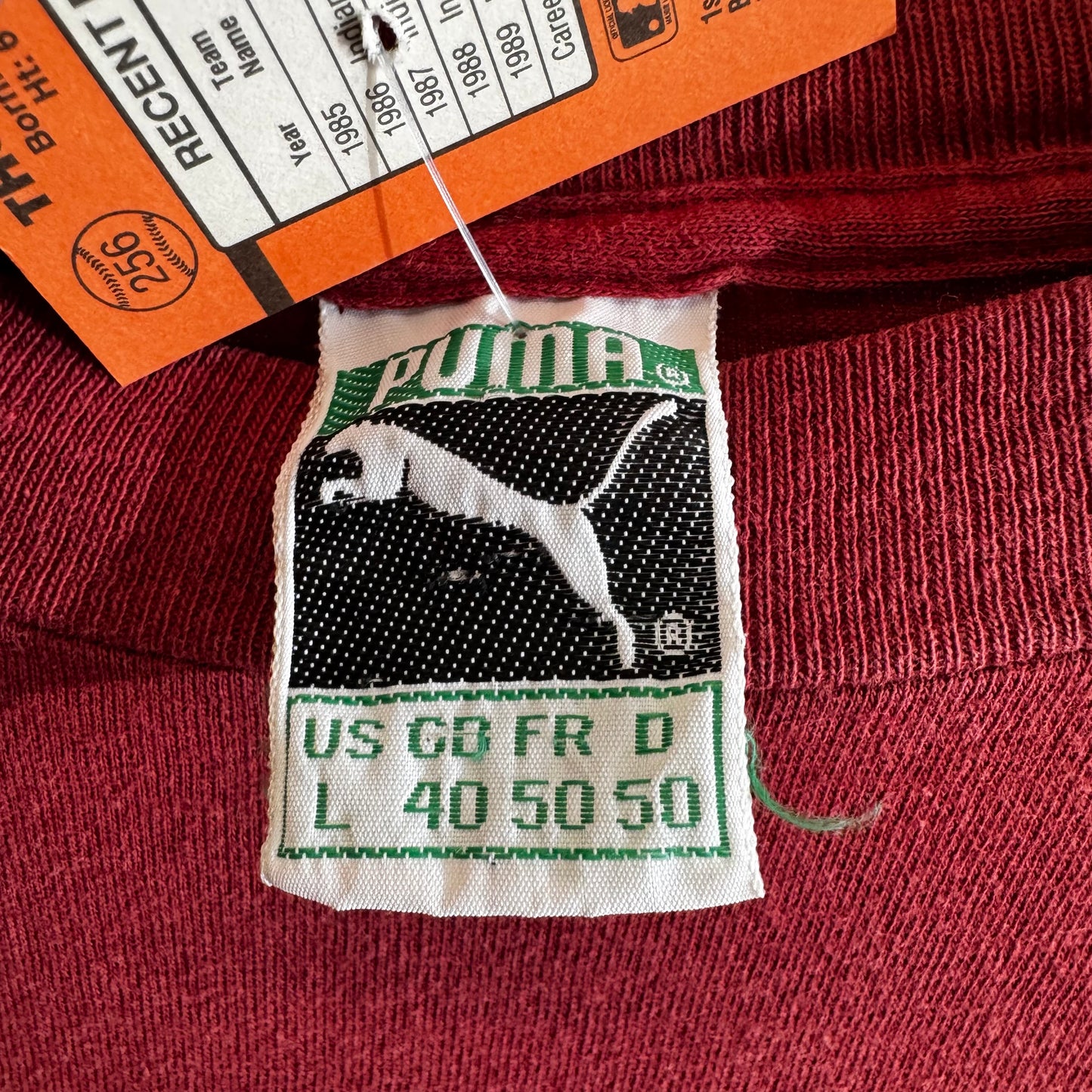1982 Puma Martina Navratilova “Tennis Over America Tour” Long Sleeve T-Shirt L