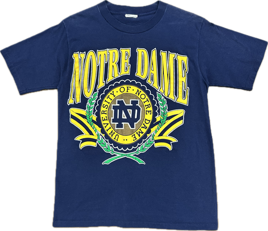 90’s Notre Dame Tshirt Sz M