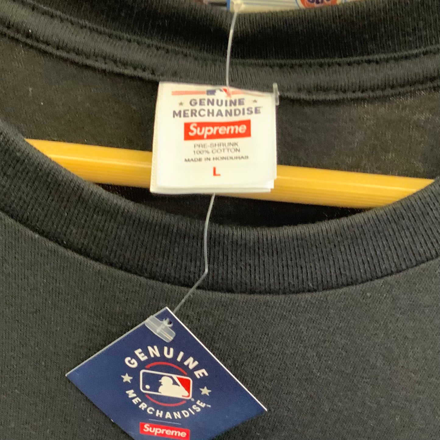 Supreme White Sox T Shirt Sz L