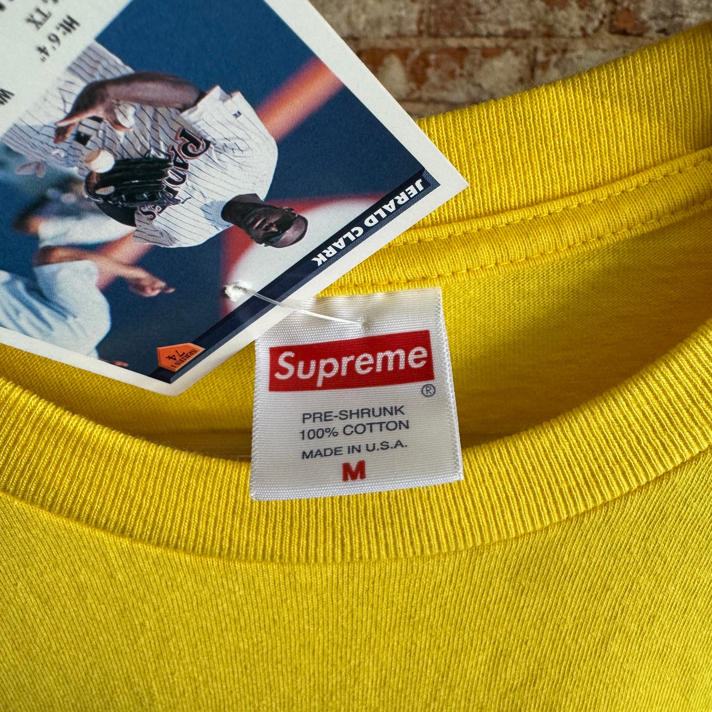 Supreme SS23 Yellow Box Logo T-Shirt M