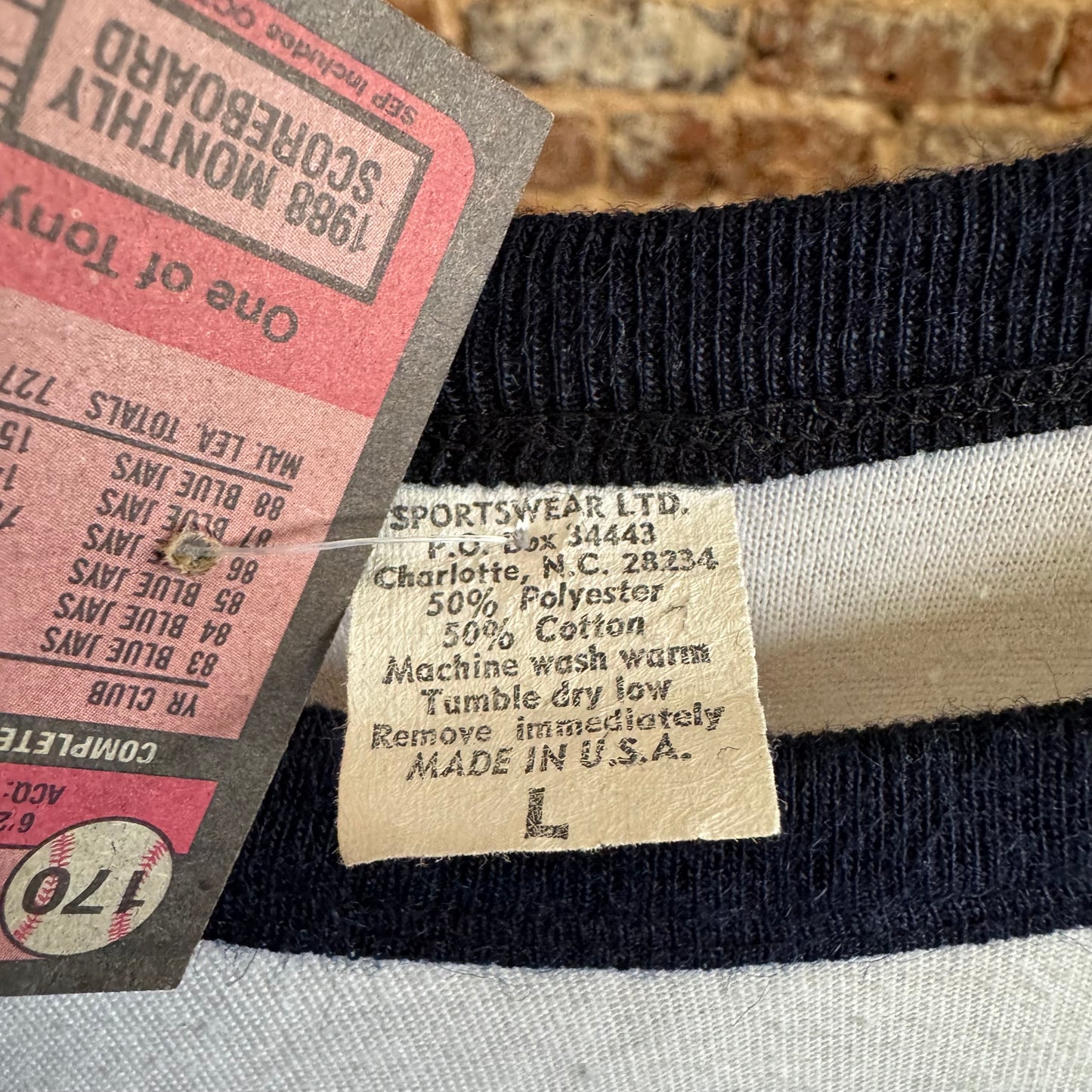 1980 BlackFoot World Tour Raglan T-Shirt L
