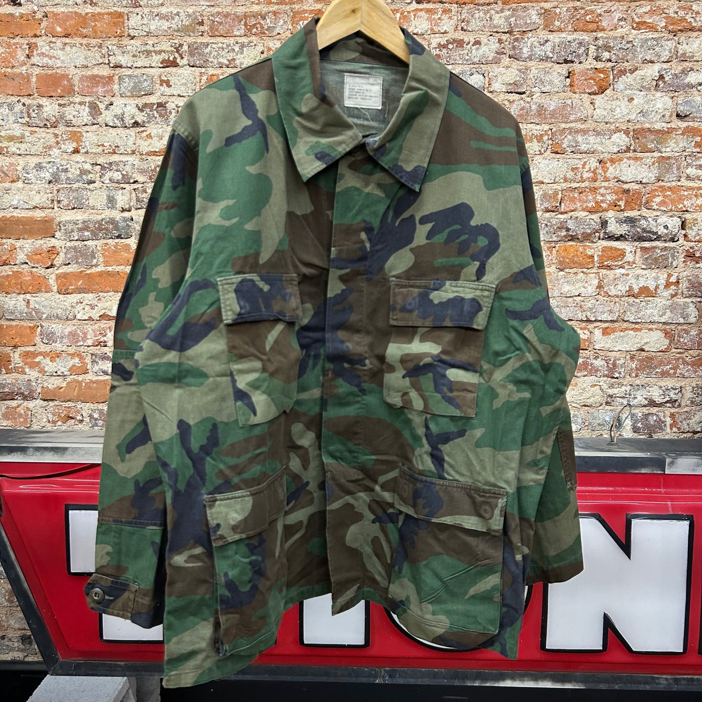 80s NATO Woodland Camo BDU Size XL