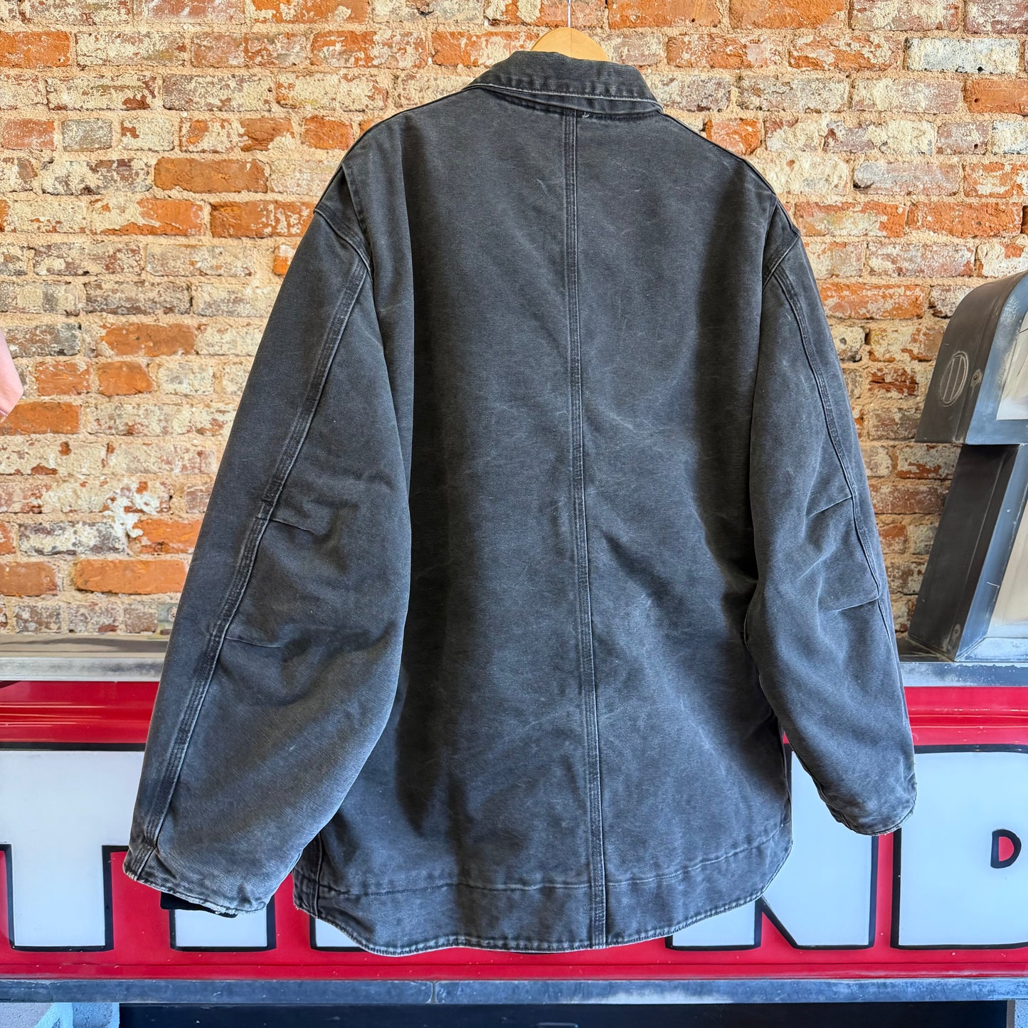 Early 2000’s Carhartt C61 BLK Sherpa Lined Chore Coat XL