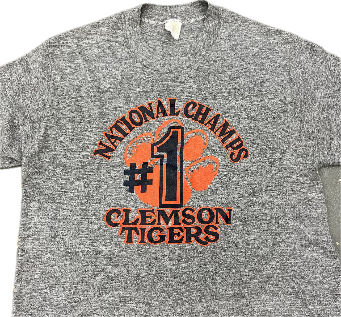 1981 Clemson National Champs Tee Sz S