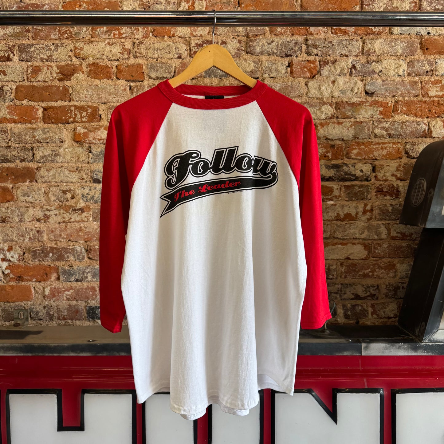 1998 Korn “Follow The Leader” Raglan T-Shirt XL