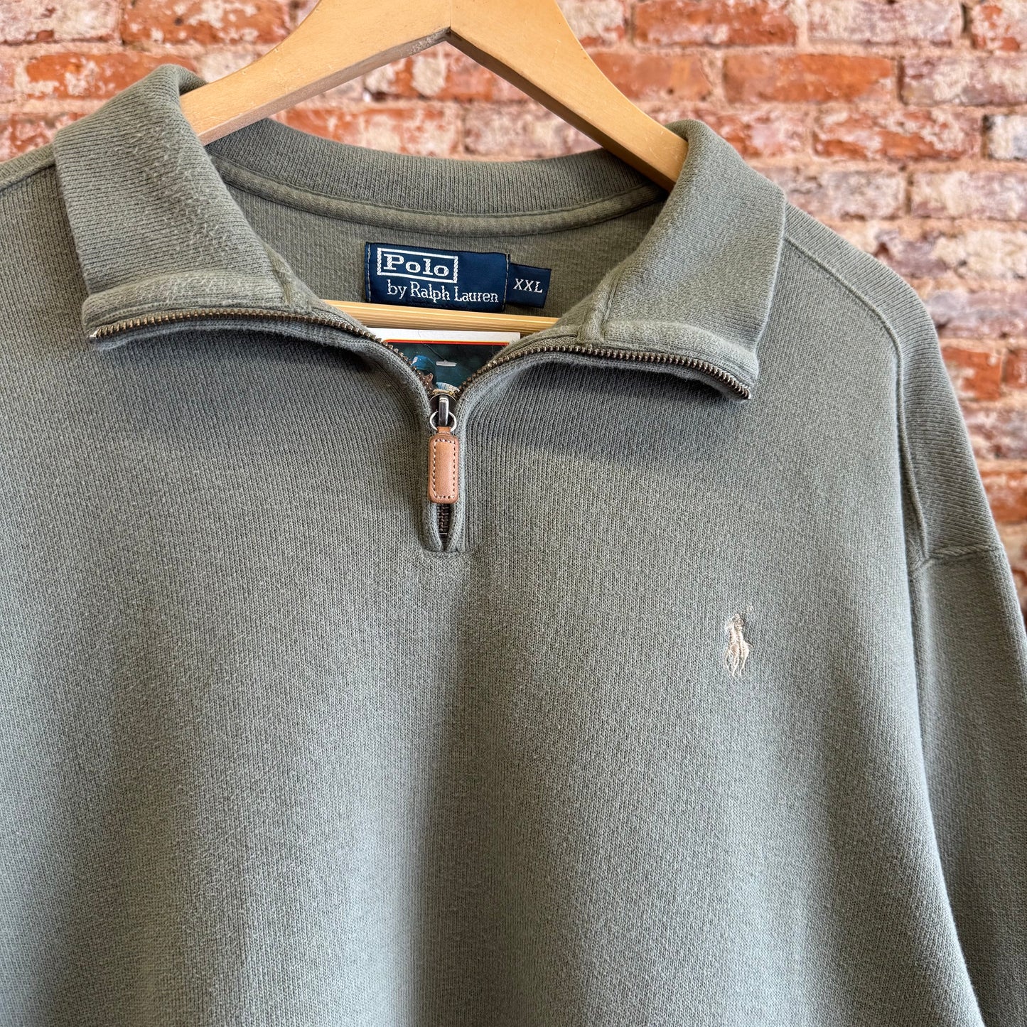 Vintage Polo Ralph Lauren Quarter Zip Sweater XXL