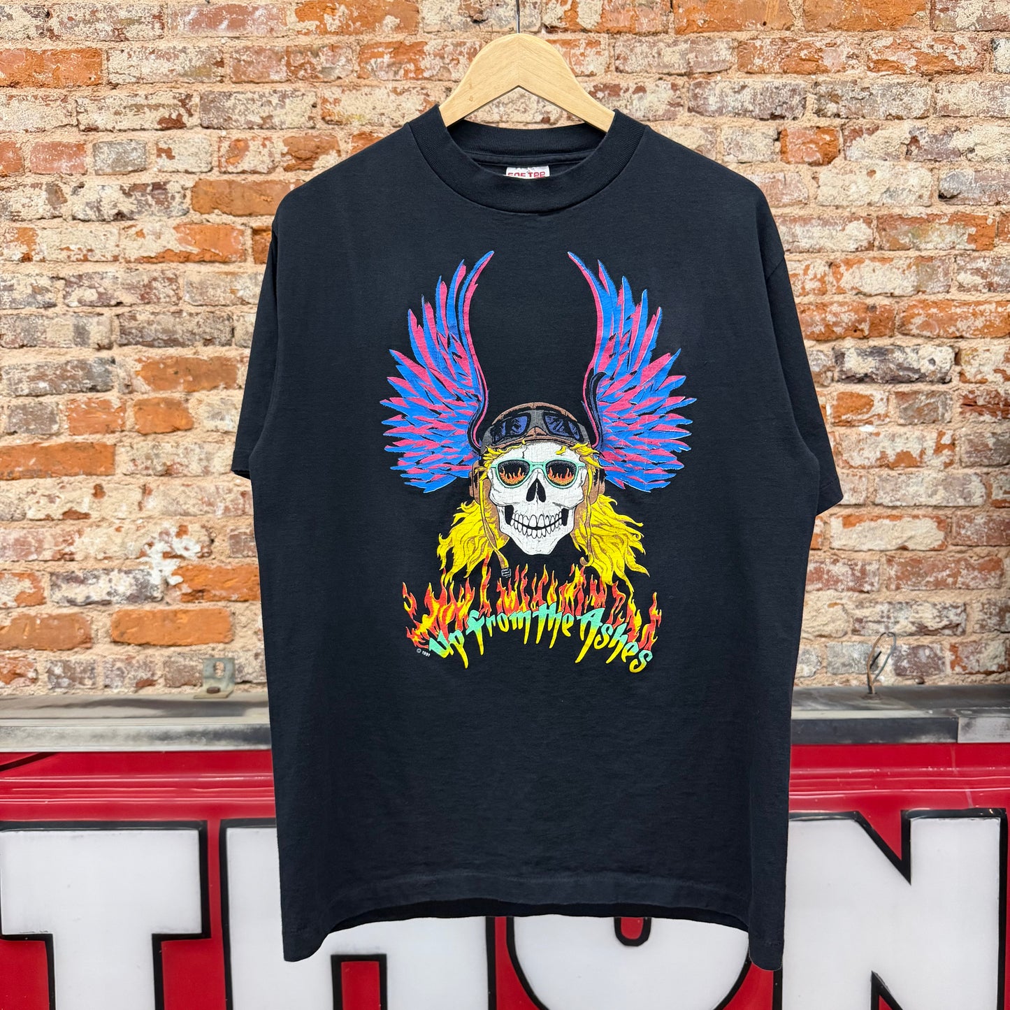 1991 Don Dokken “Kiss My Ashes” Tour T-Shirt Size Large