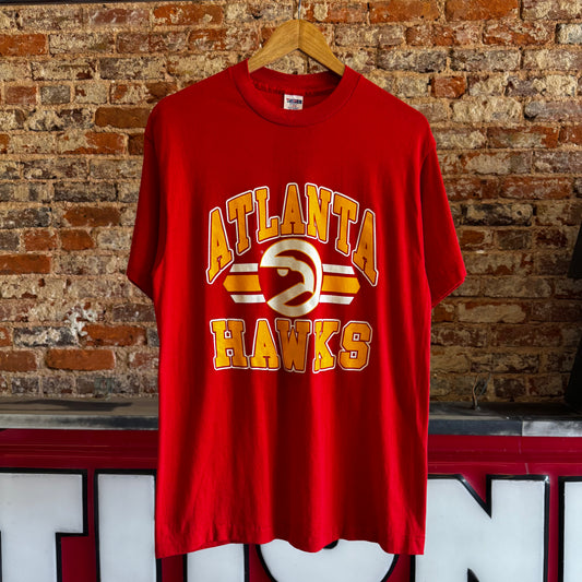 90s Atlanta Hawks T-shirt Large