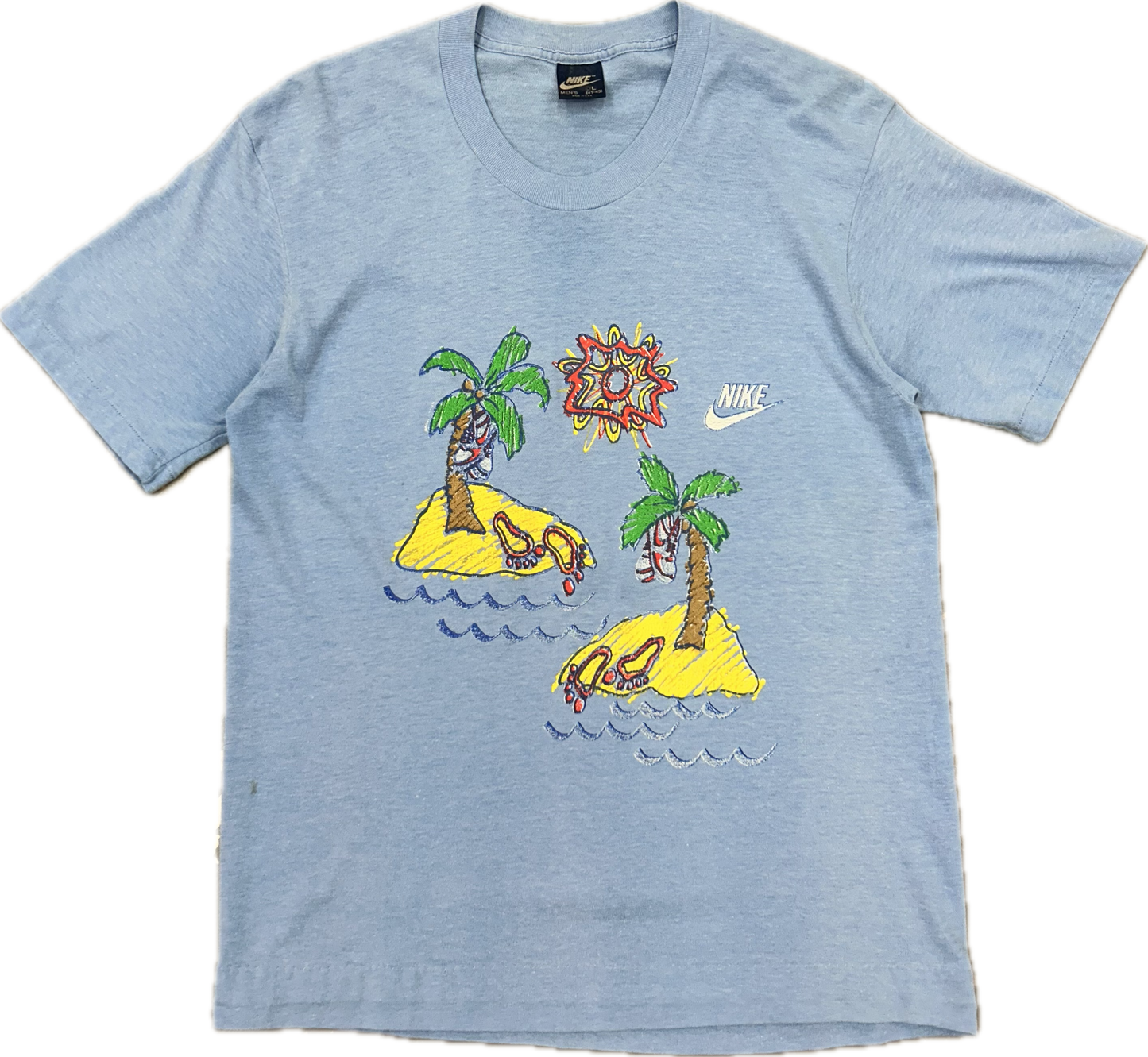 80’s Nike Beach Tshirt Sz L