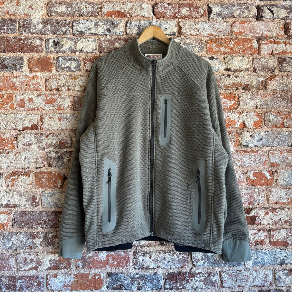 Olive Arc'teryx Strato Polartec Fleece Jacket L