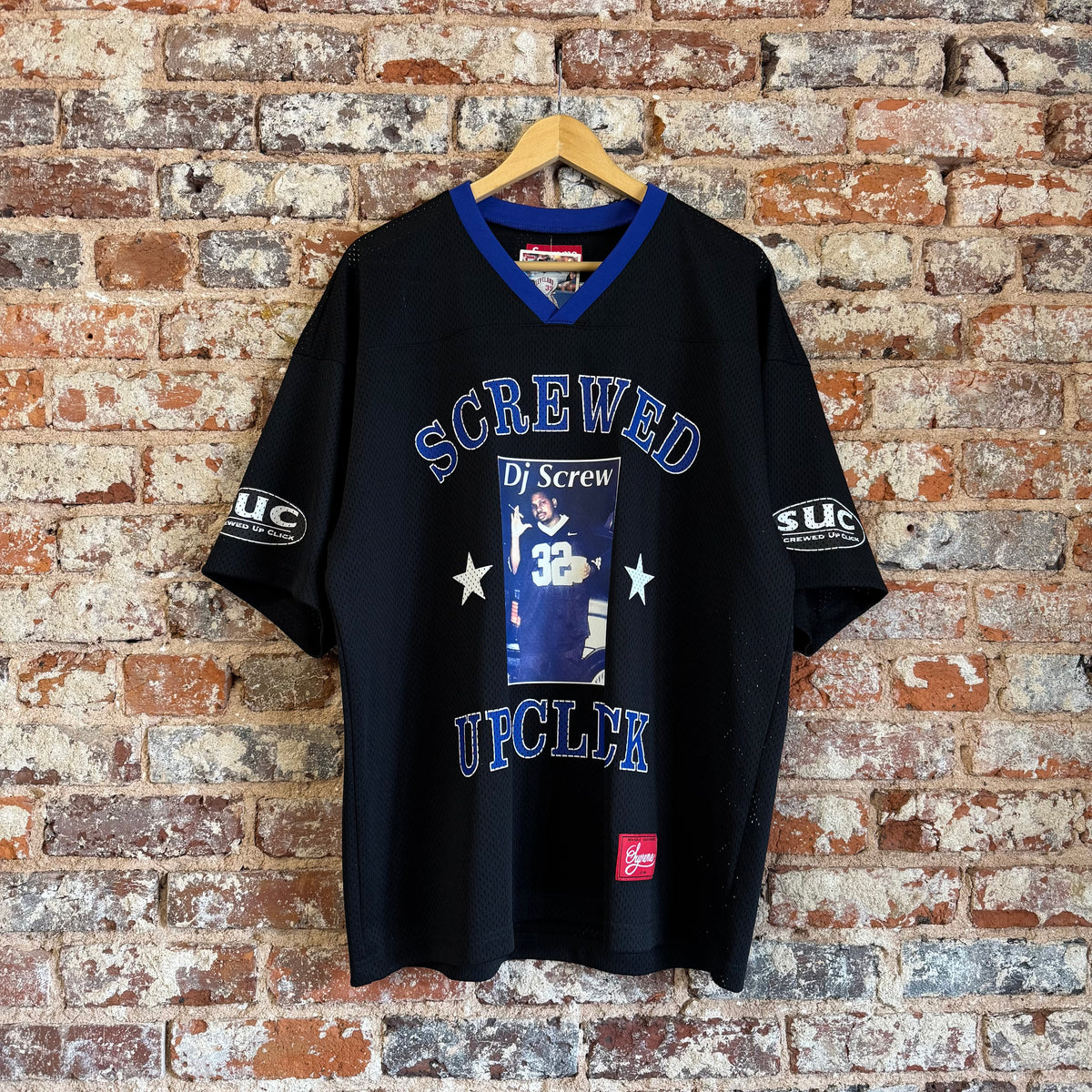 SS26 Supreme X DJ Screw Football Jersey L
