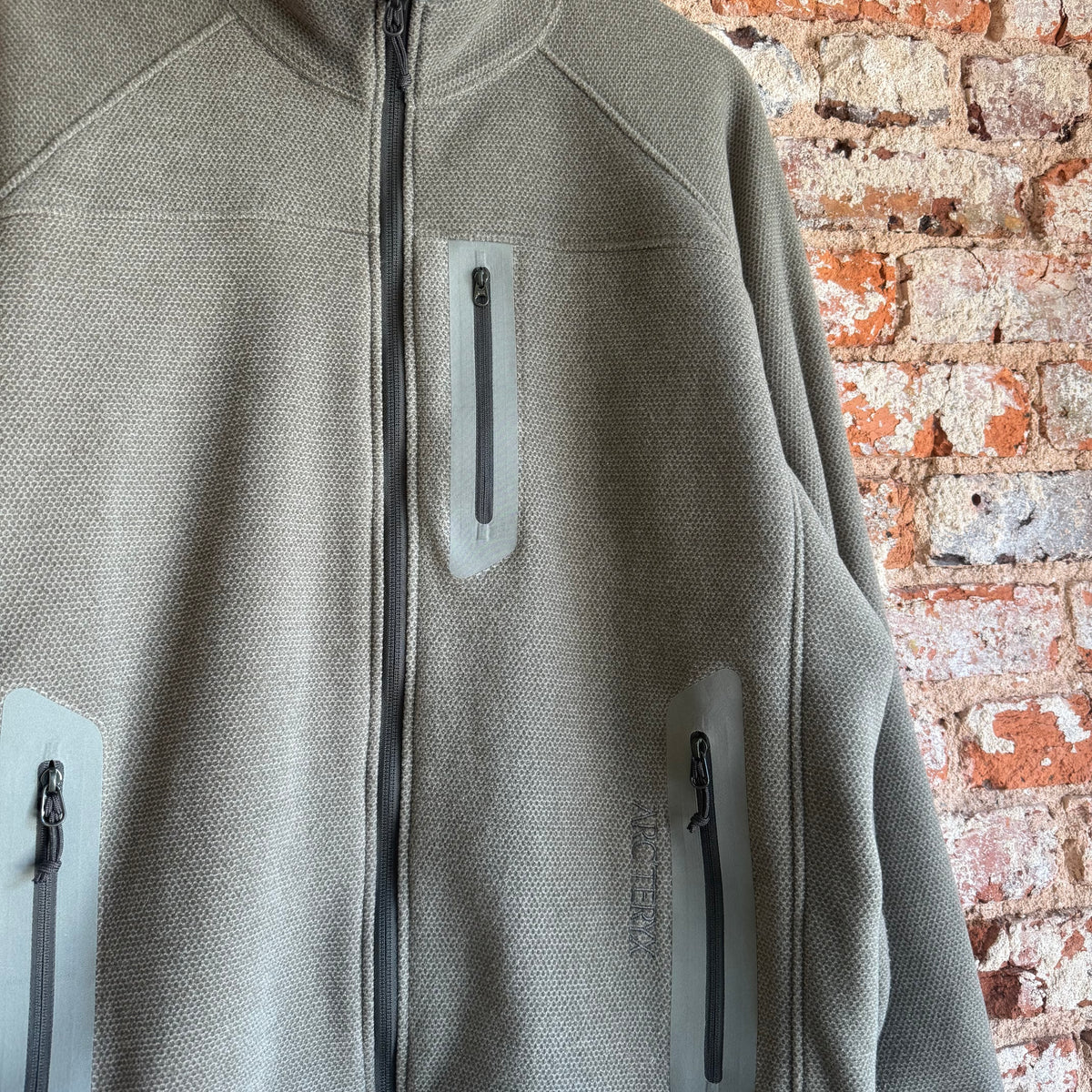 Olive Arc'teryx Strato Polartec Fleece Jacket L