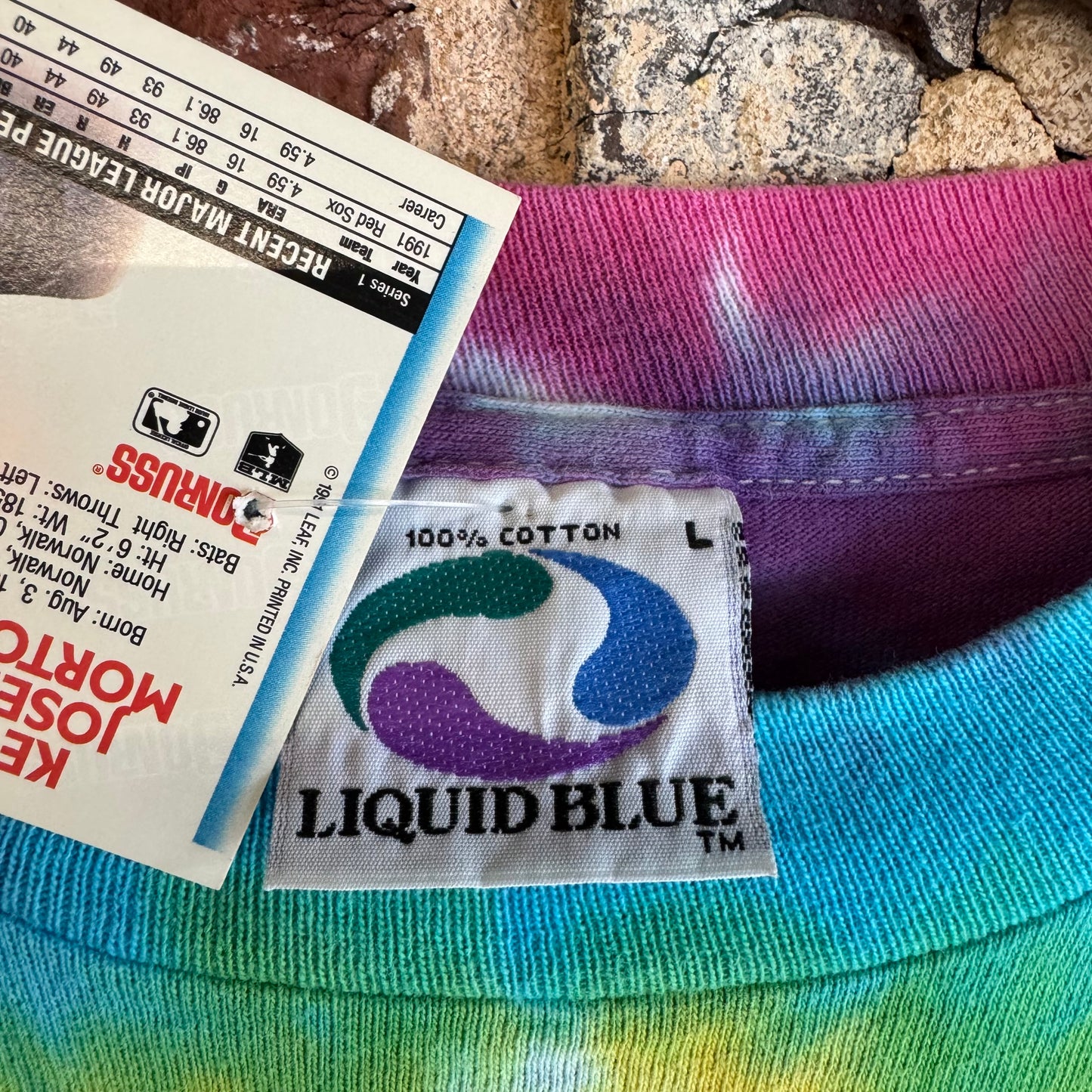 1994 Liquid Blue The Rolling Stones Tie Dye T-Shirt L
