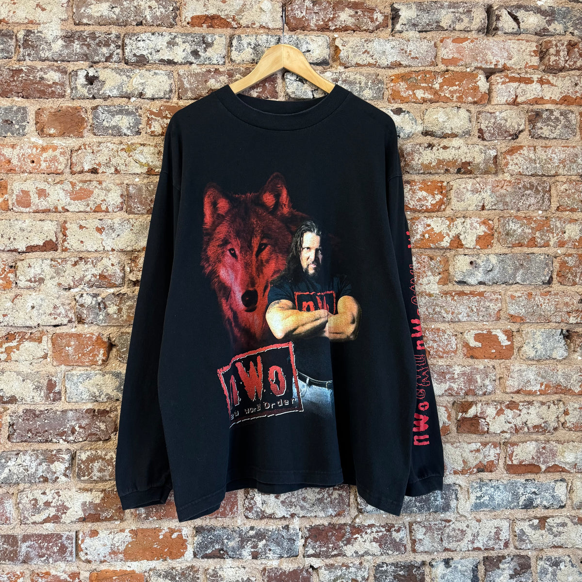 1998 WWF NWO Kevin Nash Wolf T-Shirt XL