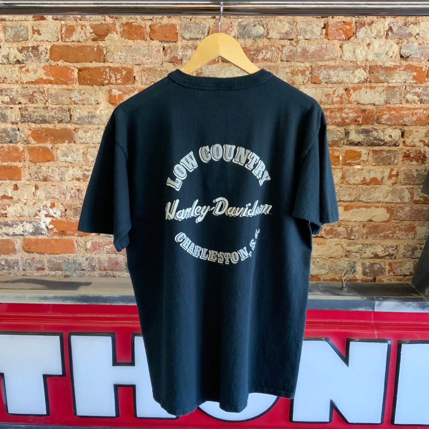 Vintage 1998 Harley Davidson Charleston, T Shirt Sz L