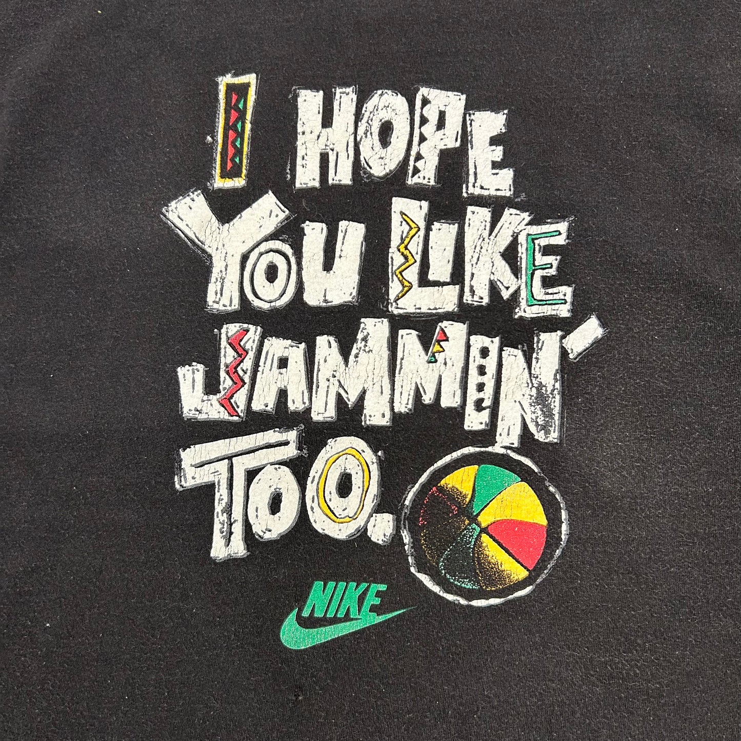 90’s Nike Bob Marley Michael Jordan ‘We’re Jammin’ Tshirt Sz XL