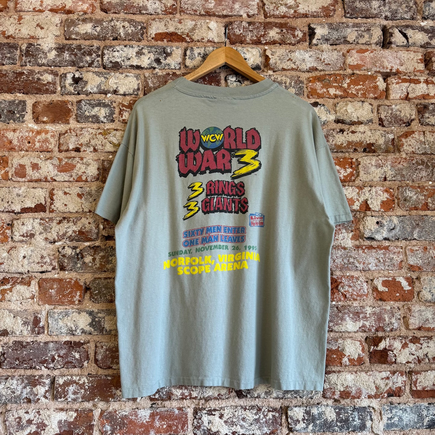 1995 WCW “WW3” T-Shirt XL