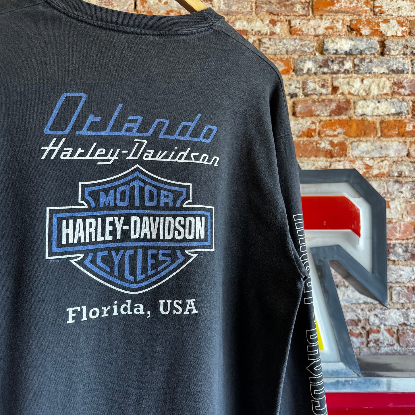 2000s Harley Davidson “Orlando Florida” Long Sleeve T-Shirt L