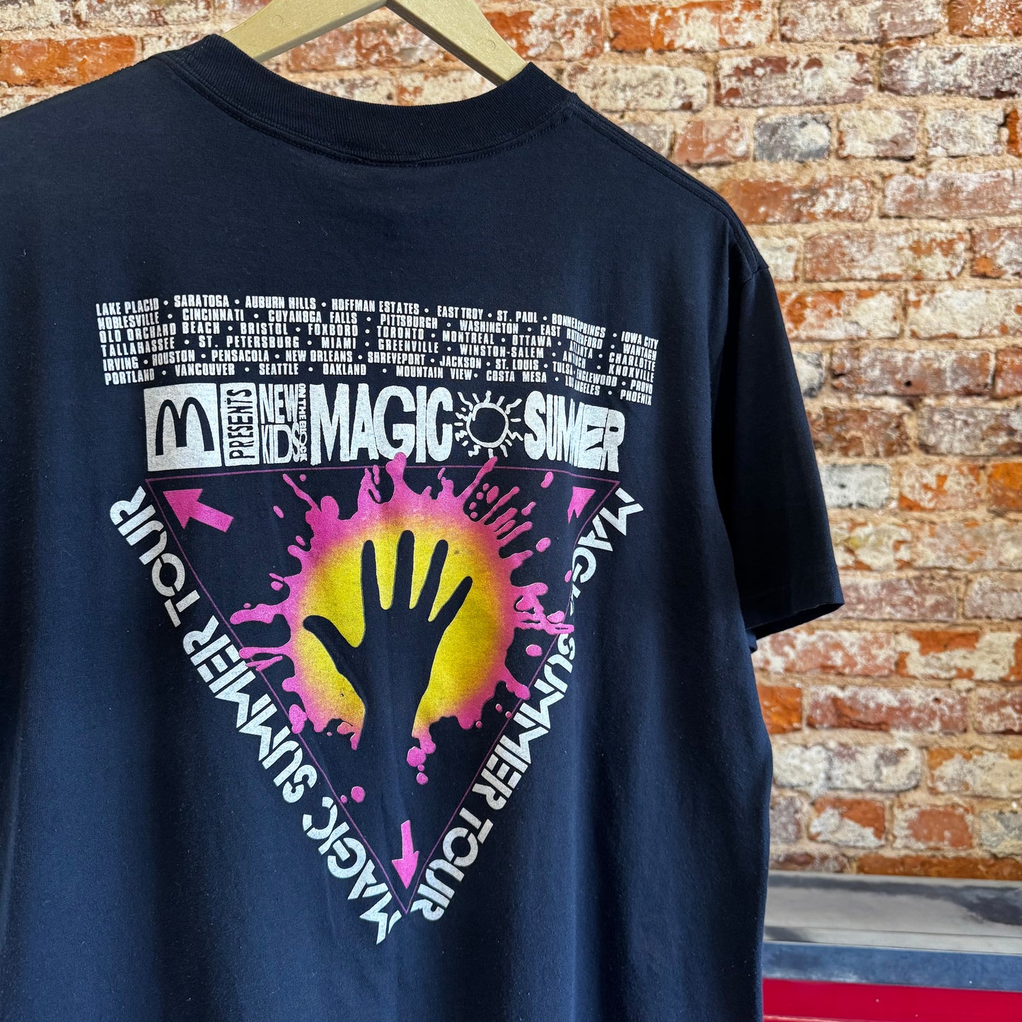 1990 New Kids On The Block Magic Summer Tour T-Shirt