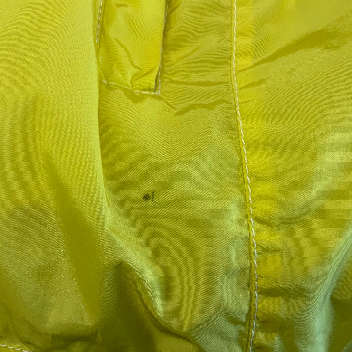 Prada Yellow Rain Jacket Sz L